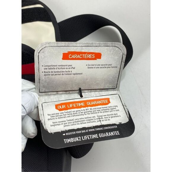 NWT Porsche Timbuk2 Freestyle Messenger Laptop Bag Commuter Crossbody XS Black E - Picture 6 of 13